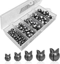 SANWEAL120PCS/200PCS Fishing Weights Sinkers - Premium Split ShotFishing Weights Sinkers - Round Removable Fishing Sinkers - 5/6 Sizes - style: Duckbill/120
