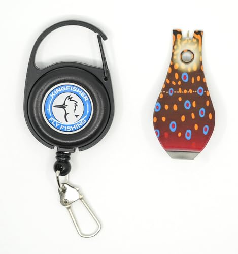 Kingfisher Fly Fishing Zinger with Wide Nipper - color: Brook Trout