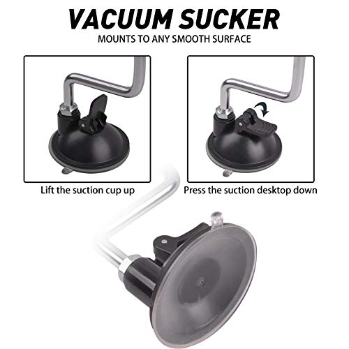 Fishing Line Spooler Winder, Adjustable Fishing Reel Spooler Spooling Station for Spinning Casting Reels - color: with Suction Cup