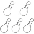 5PCS Fishing Lock Snap Freshwater Saltwater Fishing Stringer Clip Stainless Steel Live Fish Lock Buckle Big Game Snaps