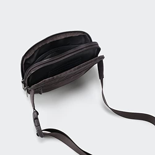 Pander Everywhere Belt Bag for Women, 5 Zipper Pockets Nylon Crossbody Fanny Pack Purse (Dim Grey) - color: Dim Grey