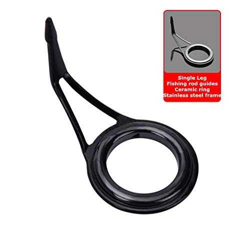 Fishing Rod Repair Kit - Fishing Rod Tips and Guides Replacement Kit With Ceramic Guide Rings - color: rod guides_75pcs