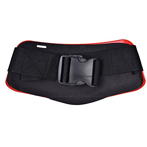 plplaaoo Fishing Belt, Fishing Rod Fighting Belt, Adjustable Waist Fighting Belt, Stand-up Offshore Gimbal Padded Fishing Belt Rod Holder Fish Tackle Accessories 10.6 x 5.3 x 2.9inch, Fishing Belt - color: Red