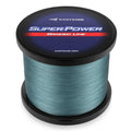 KastKing SuperPower Braided Fishing Line - Abrasion Resistant Braided Lines – Incredible Superline – Zero Stretch – Smaller Diameter – A Must-Have! - color: X4-Low-Vis Gray, size: 15LB(1097 Yds)