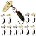 Dovesun Fly Fishing Lures Fly Fishing Flies Wet Fishing Flies Fishing Lures Fishing Spinner for Bass Sunfish Pike Trout 5PCS/10PCS - color: Flies-10pcs, size: Hook Size 14#