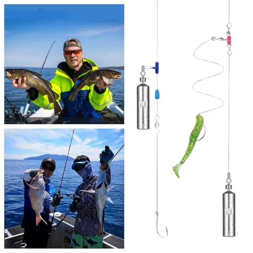 50Pcs Fishing Weights Sinkers Drop Shot Weights Pencil Skinny Sinkers with Barrel Swivel Casting Sinkers Catfishing Sinkers Lead Weights Sinkers for Saltwater Freshwater Fishing-(3.5-10g) - size: 3/8oz(10g)-40 Pack