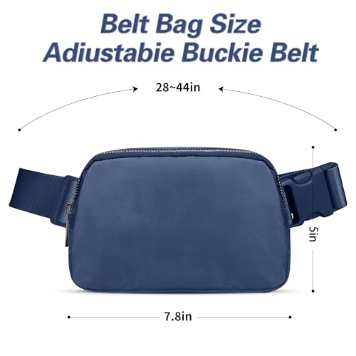 JSJ Mini Fanny Pack for Women & Men,Valentines Day Gifts for Girls Teens Kids Daughter Sister Her,Trendy Stuff Crossbody Bags Cute Everywhere Belt Bags. (Blue) - color: Blue