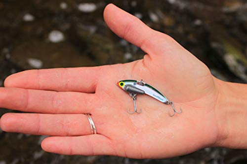 SteelShad - Mini Series (1/4 oz) - 2 Pack - Lipless Crankbait for Freshwater Fishing - Perfect for Ice Fishing, Pan Fishing, Crappie, Walleye and Bass - color: Tennessee Shad