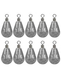 BLUEWING Casting Swivel Bell Sinkers Fishing Weights 1/2oz-8oz Drop Shot Dipsey Lead Saltwater - size: Size11: 1/4oz, 10 Pack