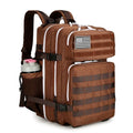 Lovelinks21 45L Tactical Assault Backpack 3 day assault pack with Molle Waterproof backpack Rucksack for Tactical Backpacks (Dark brown) - color: Dark Brown