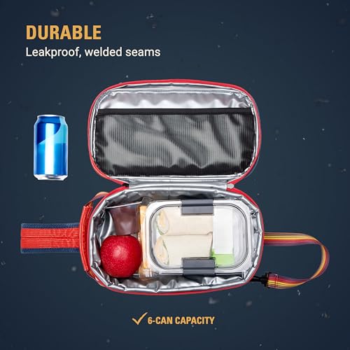 Coleman Stranger Things Outdoor Gear Collection, Limited Edition Stranger Things & Coleman Upside Down Camping Assortment, Cooler/Chair/Tent/Sleeping Bag - style: Soft Cooler (Red Fade)