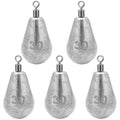 Long Casting Swivel Bell Sinkers Fishing Weights Drop Shot Weights with Swivels Fishing Lead Sinker 1/2oz 3/4oz 1oz 2oz 3oz - size: 4oz-5pcs