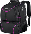 VECKUSON Laptop Backpack, 15.6 Inches, Purple, Unisex - color: Purple