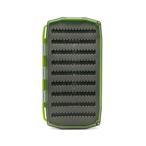 Umpqua UPG Sili Essential Fly Box Large Hot Green - color: Hot Green, size: Large