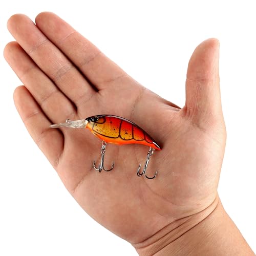 Berkley Money Badger Fishing Hard Bait - color: Fire Craw, size: 2.1 in - 5 (1/4 oz)