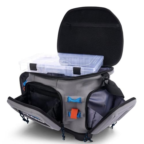 Plano Atlas 3700 Tackle Bag, Premium EVA-Constructed Fishing Tackle Bag, Molded Waterproof Base, Water-Resistant Cell Phone Pocket, Magnetic Tool and Hook Holder - style: Tackle Bag