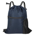 HOLYLUCK Men & Women Outdoor Sport Gym Sack Waterproof Drawstring Backpack Bag (Standard with drawstring, Navy Blue) - color: Navy Blue, style: Standard With Drawstring