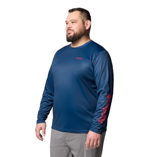 Columbia Terminal Tackle PFG High Side Long Sleeve - color: Collegiate Navy/Pfg High Side Dorado, size: XX-Large