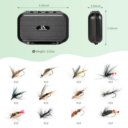 M MAXIMUMCATCH Maxcatch Extreme Fly Fishing Combo Kit 3/5/6/8 Weight, Starter Fly Rod and Reel Outfit, with a Protective Travel Case - color: 4wt 8‘6“ 4pc Rod,3/4 Reel