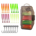 Bait Set, Fishing Lure Set, bass and Trout Fishing Gear Box Set, Including Hooks, Worms, Men's Fishing Gifts