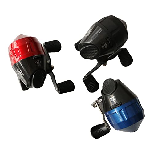 Fishing Reel with 10lb/85yds Capacity and Push Button Mechanism for Angling