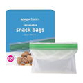 Amazon Basics Reclosable Food Storage Snack Bags, 300 Count - size: Rectangle (300 Count) (Pack of 1)
