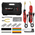 RX WELD Deluxe 2 in 1 Plastic Welder, Welding Repair Kit | 400PCS PCS Hot Staples & Rods, for Automotive Car Bumper, Kayak, Tank