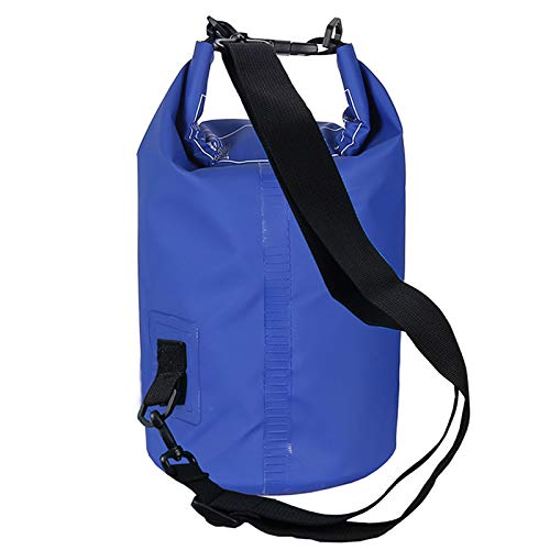 2L/3L/5L/10L/15L/20L/30L 500D Tarpaulin Heavey-Duty PVC Water Proof Dry Bag Sack for Kayaking/Boating/Canoeing/Fishing/Rafting/Swimming/Camping/Snowboarding - color: Blue, size: 5L