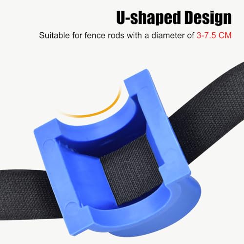 MiOYOOW 4PCS Fishing Rod Holders for Railings, Portable Fishing Pole Holders for Bridge Railings Ship Railings Seaside Guardrails - color: Arc bottom red