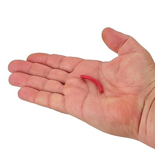 Berkley Gulp! Alive! Fat Floating Trout Worm Fishing Soft Bait - color: Fluorescent Red