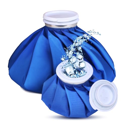 Ice Bags for Injuries, 3rd Gen Reusable Ice Packs, Hot & Cold Therapy Pain Relief, Ice Bag No-Leak & Waterproof, Traditional Ice Pack, Versatile & Durable, Blue (6 in + 11 in) - color: Blue - 6 in + 11 in