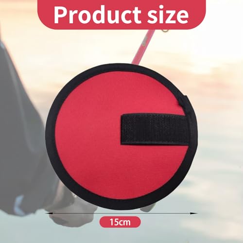 8 Pack Fishing Lure Cover,6 Inch Bait Gloves,Lure Wrap,Fishing Bait Covers,Fishing Lure Covers for Rod,Fishing Hook Covers,Fishing Lure Wraps,Lure Guard to Keep Fishermen Fishing Safe for Fishing Rod