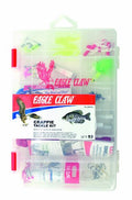 EAGLE CLAW CRAPPIE TACKLE KIT, 53 PIECES, CONTAINS ASSORTMENT OF HOOKS, SINKERS, AND TACKLE FOR FRESHWATER CRAPPIE AND OTHER PANFISH FISHING