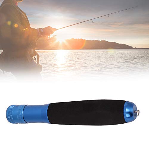 Fishing Rod Grip, Fishing Rod Spinning, EVA Foam Grips, Multi-Function Aluminium Alloy Fishing EVA Rod Handle Grip for DIY Rods Change(Blue)