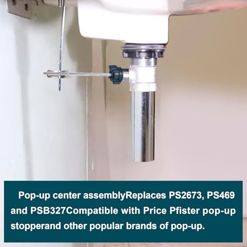 Lavatory Pop Up Center Piece Assembly,Pop Up Drain Repair Kit,Fits Most Popular Brands，Replacement for PS2673,PS469 and PSB327,Replacement Bathroom Sink Pivot Rod,18MM Ball, Chrome（3PCS） - size: 18MM Ball Kit 3 Set
