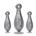 BLUEWING Bank Sinker 1LB/2LB/3LB/5LB/6LB Box Fishing Weights Saltwater Bullet Lead 1oz,2oz,3oz,5oz,8oz,10oz,12oz,16oz,32oz - style: #19 12oz, 4 Pack