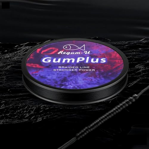 GumMAX 545/1093/1640yds 5-100LB 8X Braided Fishing Line Abrasion Resistant Superline Zero Stretch & Smaller Diameter Confuse & Never Fade in Saltwater and Freshwater - color: Black, size: 12LB-150yards