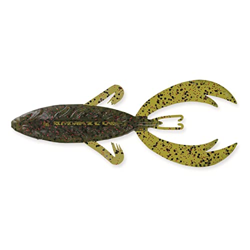 Big Bite Baits Rojas Fighting Frog - color: Green Pumpkin