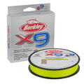 Berkley x9 Braid Fishing Line - color: Flame Green, size: 164yd, style: 6lb Test