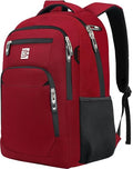 Volher Laptop Backpack,Business Travel Anti Theft Slim Durable Laptops Backpack,Water Resistant College Computer Bag for Women & Men Fits 15.6 Inch Laptop and Notebook-Red - color: Red, size: 15.6 Inch, style: Laptop