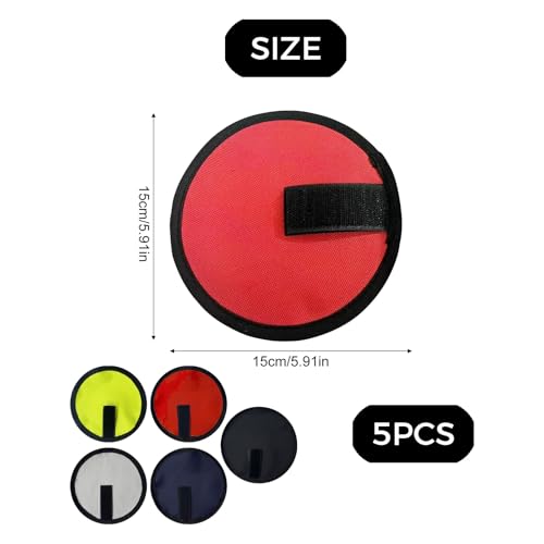 5 Pcs Fishing Lure Covers, Hook and Lure Protectors with Hook & Loop Fastener for Safe Storage, Universal Fit for Most Baits, Durable Fishing Rod Covers Accessories