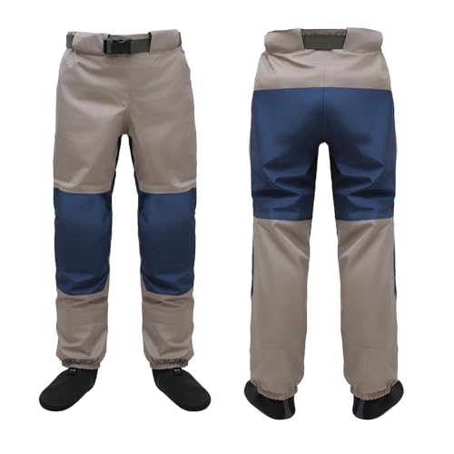 Raprance Breathable Stockingfoot Waist High Fishing Wading Pants Waders - size: Medium