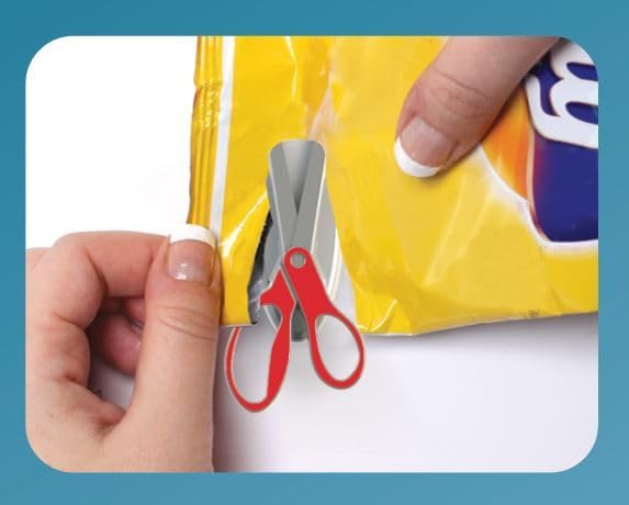 Jokari Quick Cut Wall-Mounted Cutting Tool - Peel & Stick, Safe Hidden Blade Cutter for Crafts, Fishing Line, Thread, Yarn, Fabric, Tags, No-Tool Installation - size: 1 Pack