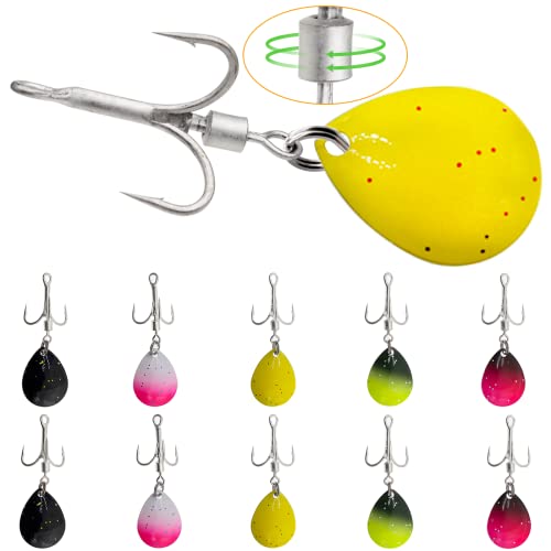 Weighted Hooks & Lures - Trout & Bass Fishing Jigs for Fresh & Saltwater