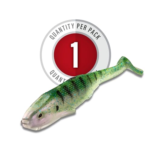 Strike King Final Copy Weedless Fishing Lure, Pre-Rigged Soft Plastic Swimbait - color: Phantom Bluegill, size: 4.75"