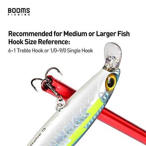 Booms Fishing R2 Hook Remover Squeeze-Out Fish Hook Tools 3 Colors Available - color: 10inches Red