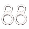 AMYSPORTS Lure Connector Solid Rings Fishing Stainless Steel Jigging Ring Kit High Strength Jigging Ring Fishing Saltwater Freshwater - size: SizeS (250lb) 25 pcs