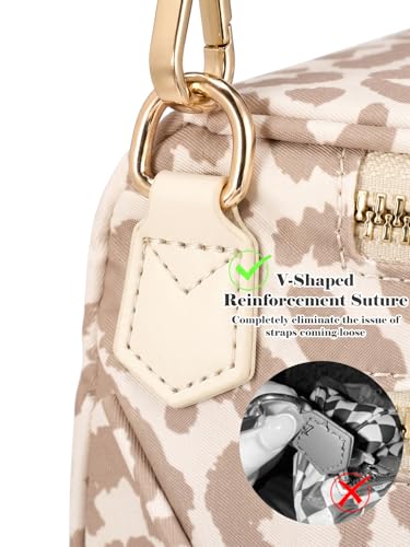 Pure Colour Crossbody Bag Bum Bag for Women,Spacious Purse Fanny Packs Belt Bag,Oversized Bum Bag (Beige Leopard Bum Bag) - color: Beige Leopard Bum Bag