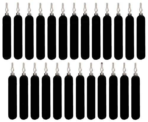 Reaction Tackle Drop Shot Weights for Bass Fishing - Skinny Pencil Sinkers for Drop Shot Rig - Freshwater and Saltwater Finesse Fishing - color: Black, size: 1/4 Oz (25-Pack)