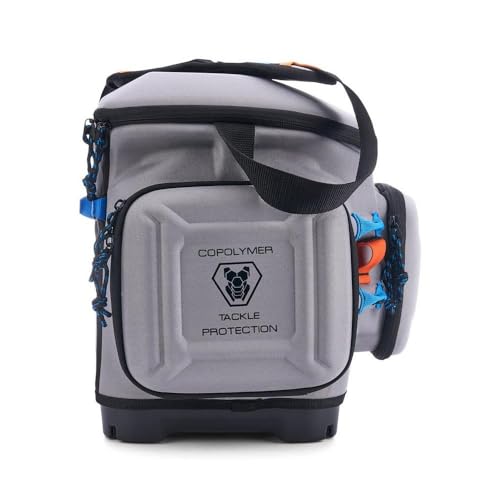 Plano Atlas 3700 Tackle Bag, Premium EVA-Constructed Fishing Tackle Bag, Molded Waterproof Base, Water-Resistant Cell Phone Pocket, Magnetic Tool and Hook Holder - style: Tackle Bag